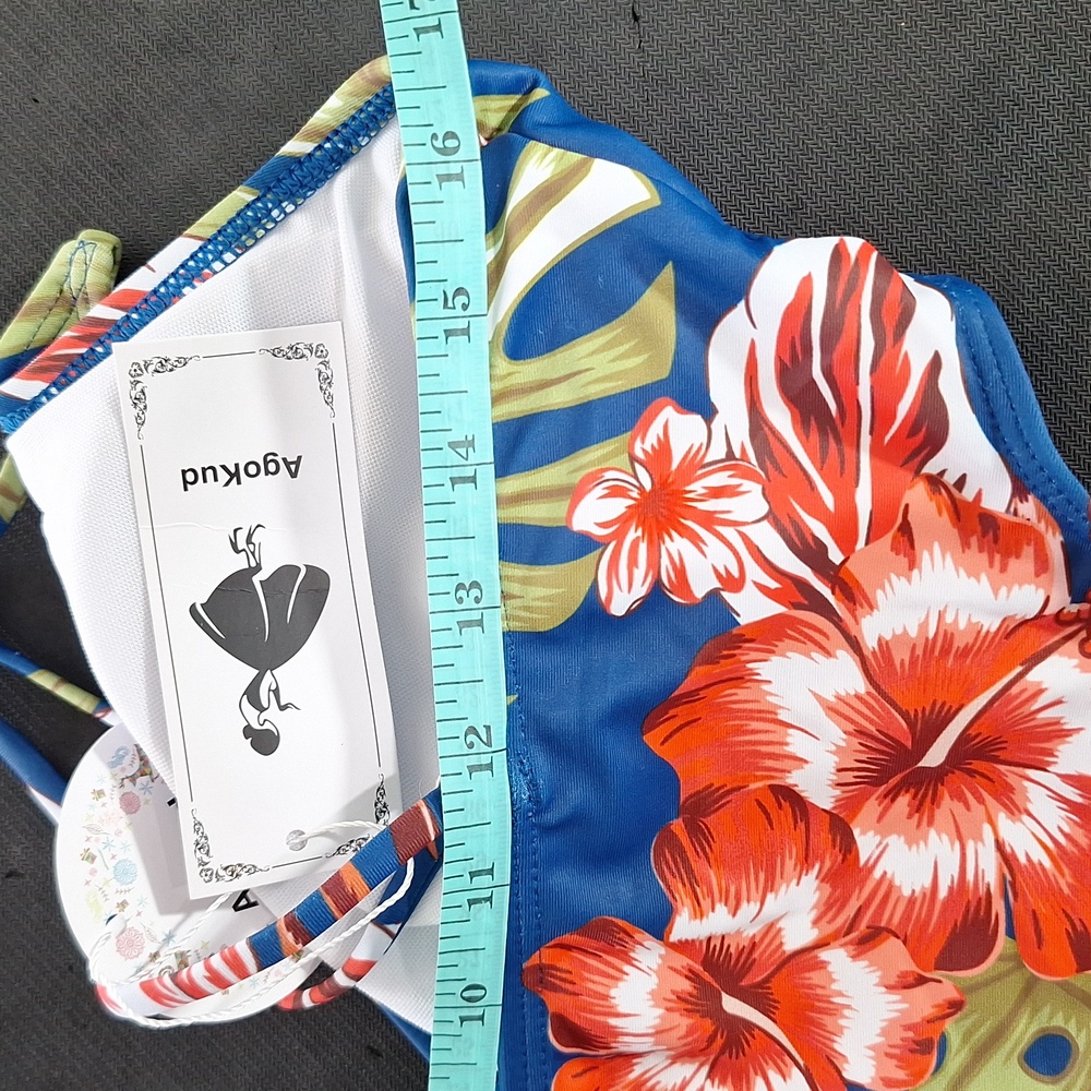 AgoKud Tropical Floral One-Piece Swimsuit - Picture 10 of 10